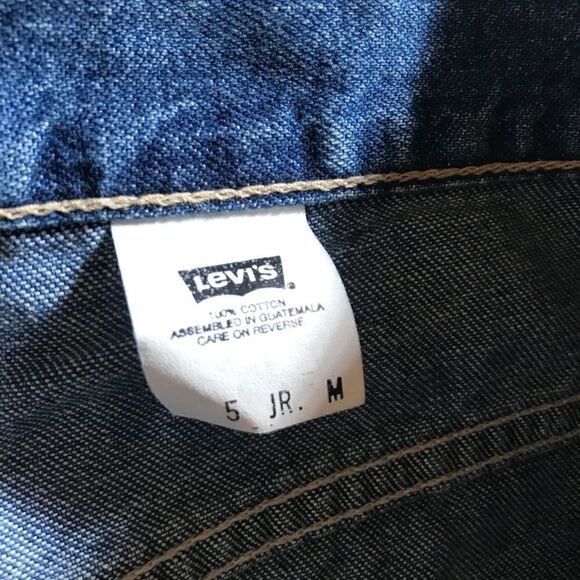 Levi's Capri Jeans in Med Blue Wash - 5 Jr - Picture 6 of 7